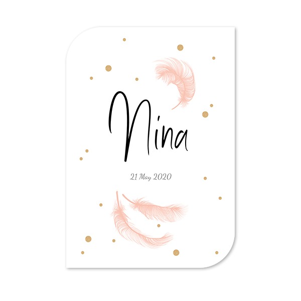 Single Card Half Rounded Vertical 10 x 14,3 cm