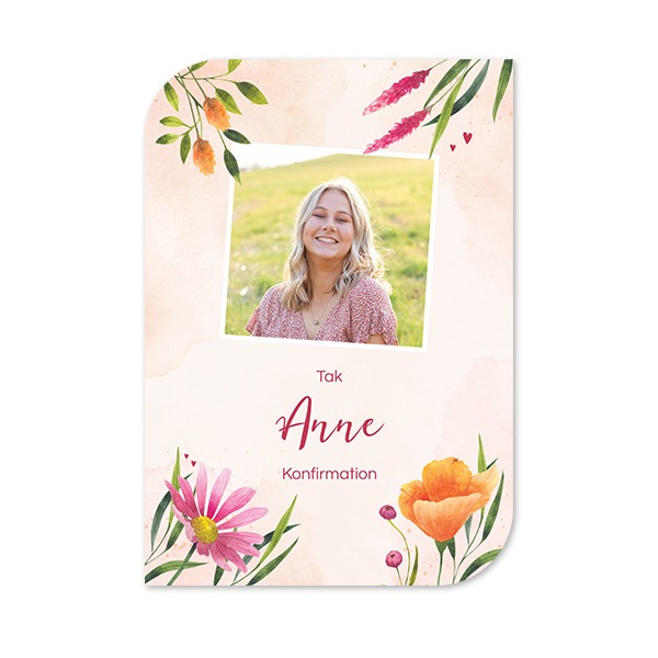 Enkle Fotokort halvrundet portræt 10 x 14,3 cm Enkle Fotokort halvrundet portræt 10 x 14,3 cm