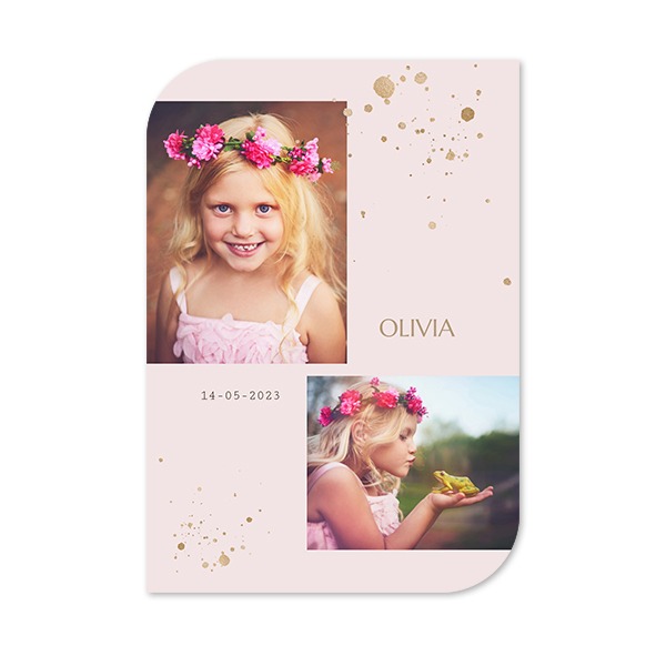 Single Card Half Rounded Vertical 10 x 14,3 cm