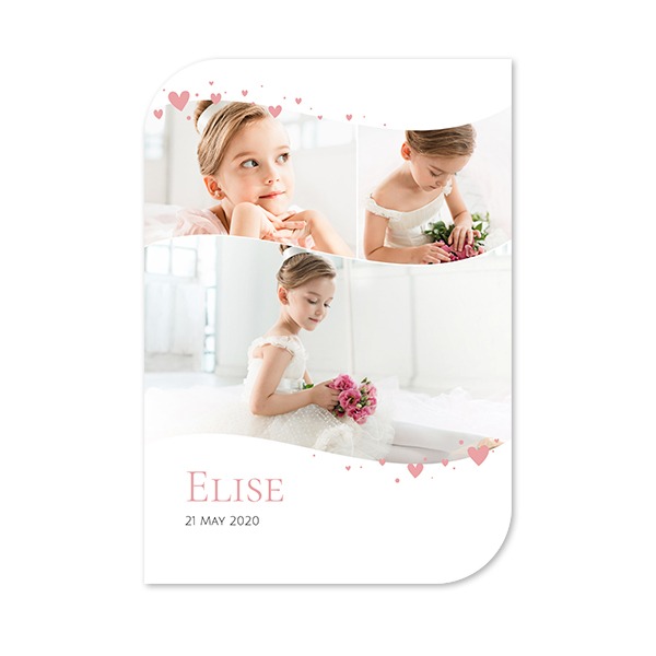 Single Card Half Rounded Vertical 10 x 14,3 cm