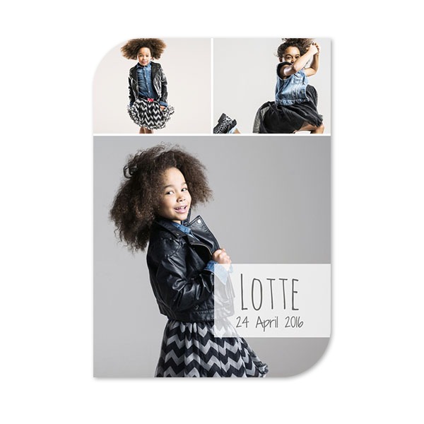 Single Card Half Rounded Vertical 10 x 14,3 cm