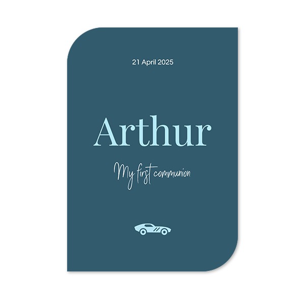 Fotokaart vleugel staand 10 x 14,3 cm