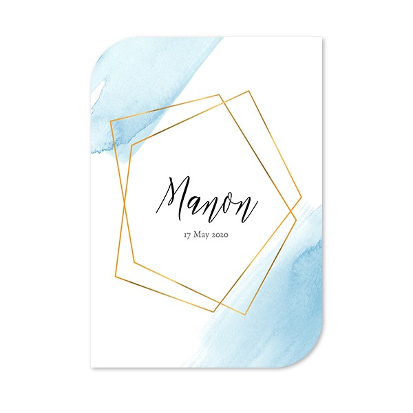 Single Card Half Rounded Vertical 10 x 14,3 cm