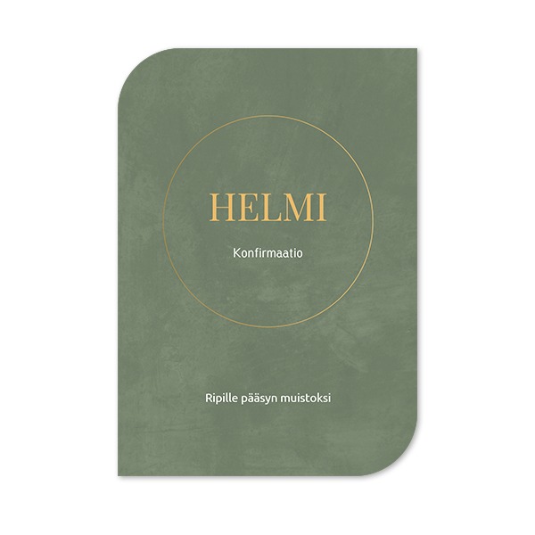 Klassinen kuvakortti siiven muotoinen pysty 10 x 14,3 cm