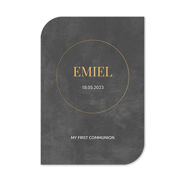 Single Card Half Rounded Vertical 10 x 14,3 cm
