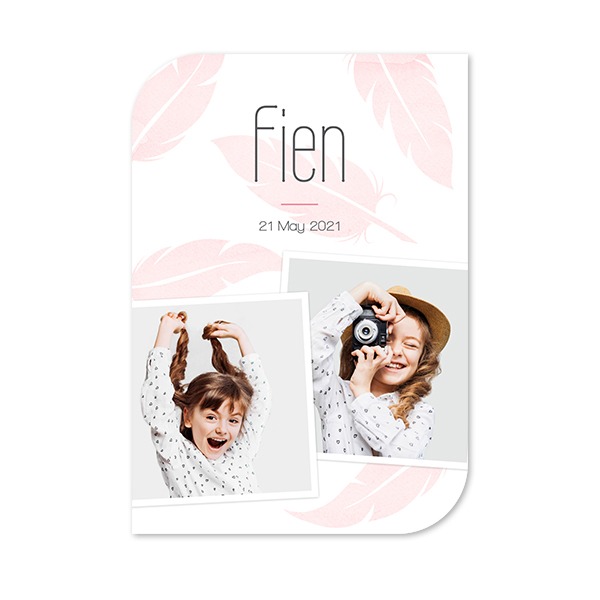Single Card Half Rounded Vertical 10 x 14,3 cm