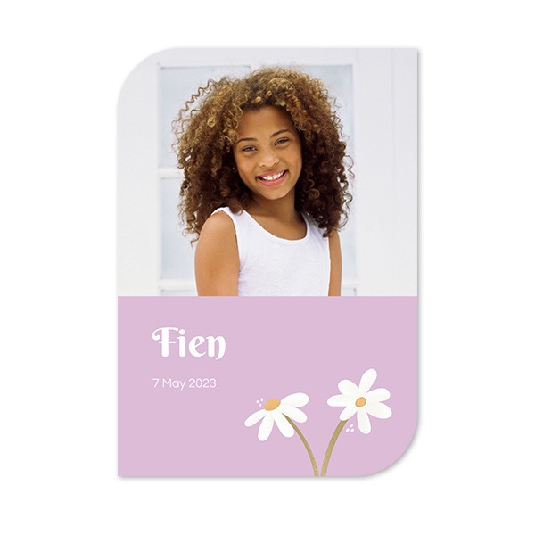 Single Card Half Rounded Vertical 10 x 14,3 cm