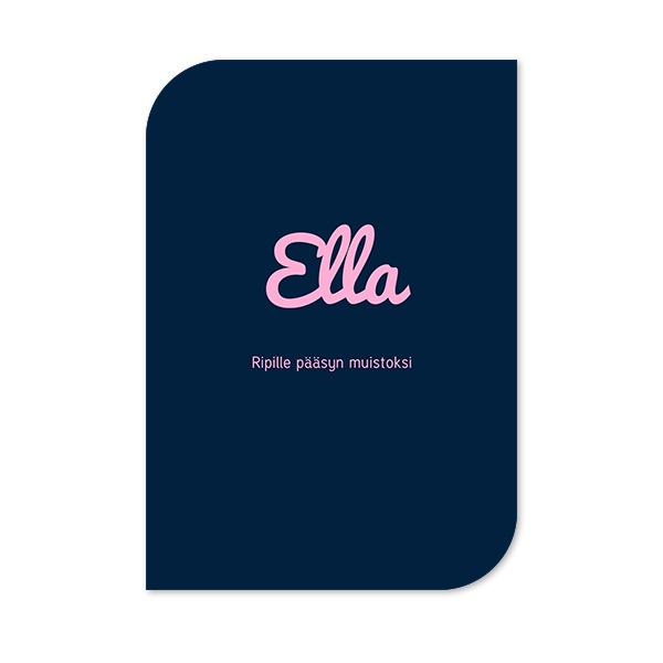 Klassinen kuvakortti siiven muotoinen pysty 10 x 14,3 cm