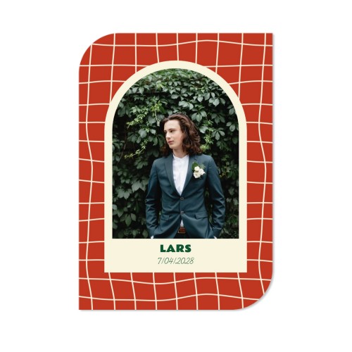 Enkle Fotokort halvrundet stående 10 x 14,3 cm