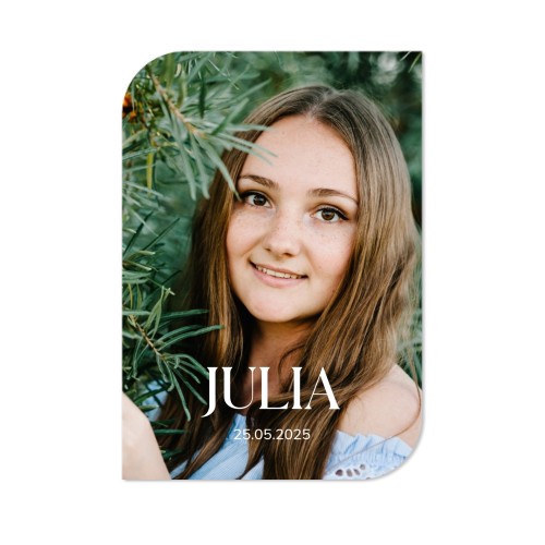 Klassinen kuvakortti siiven muotoinen pysty 10 x 14,3 cm