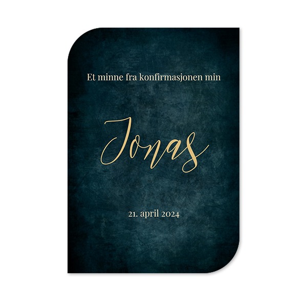 Enkle Fotokort halvrundet stående 10 x 14,3 cm