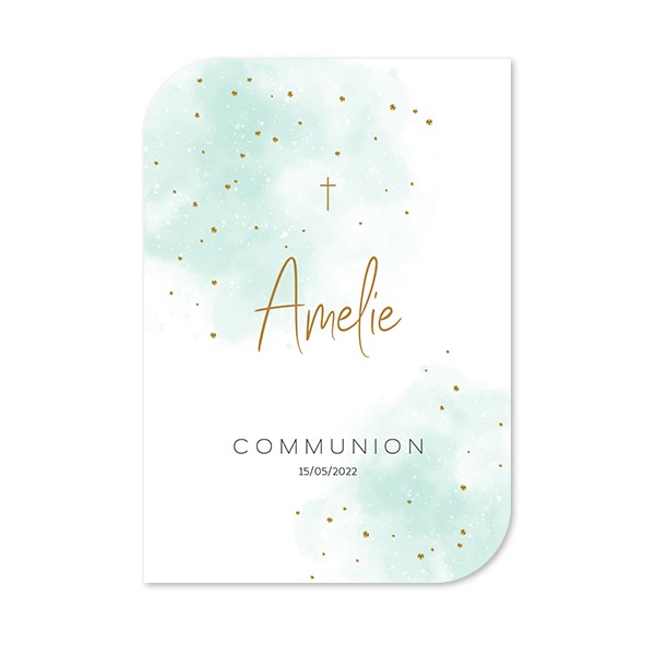 Single Card Half Rounded Vertical 10 x 14,3 cm