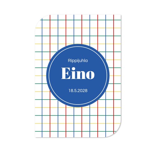 Klassinen kuvakortti siiven muotoinen pysty 10 x 14,3 cm