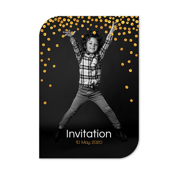 Single Card Half Rounded Vertical 10 x 14,3 cm