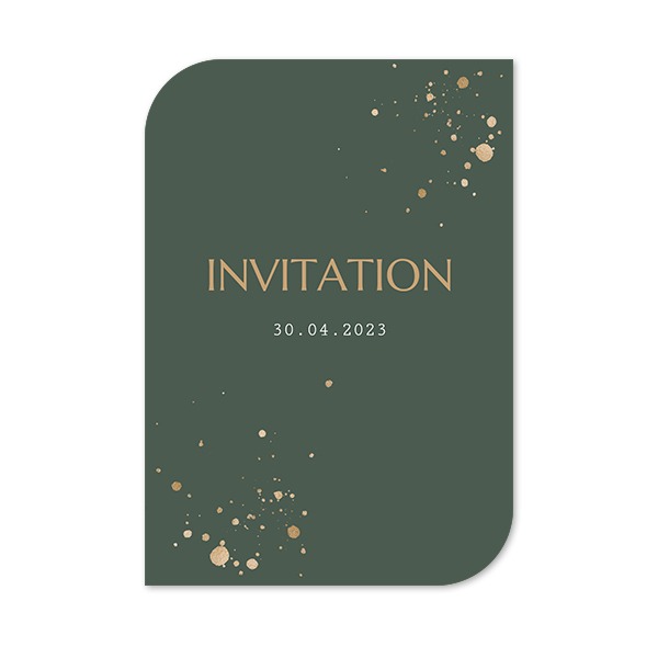 Single Card Half Rounded Vertical 10 x 14,3 cm