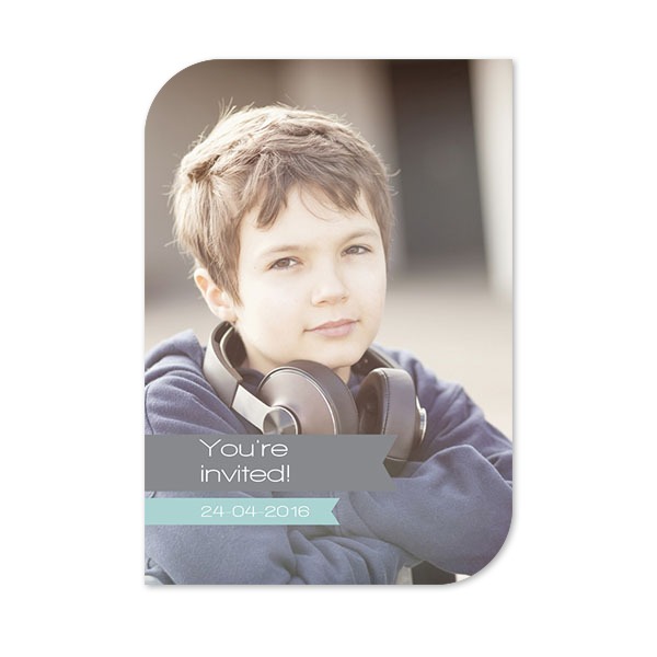 Single Card Half Rounded Vertical 10 x 14,3 cm