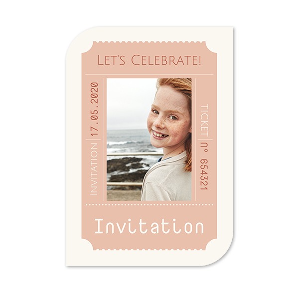 Single Card Half Rounded Vertical 10 x 14,3 cm