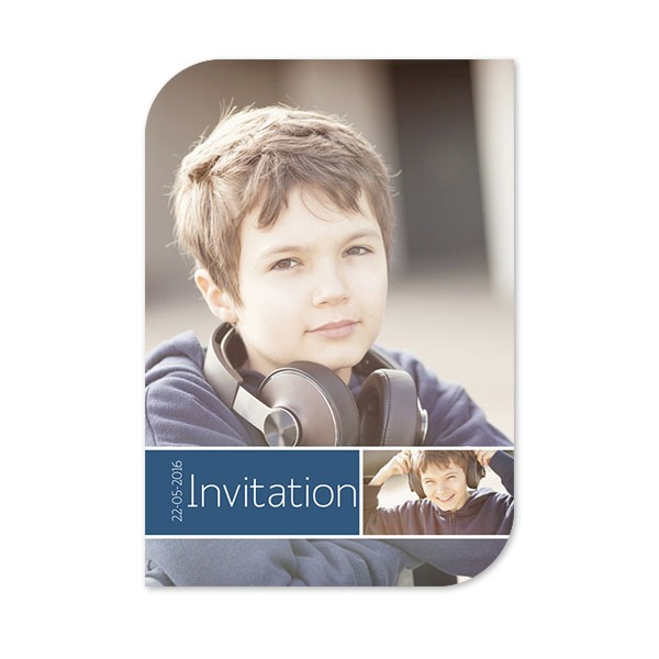 Single Card Half Rounded Vertical 10 x 14,3 cm