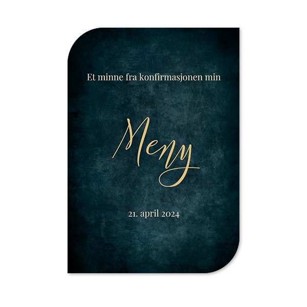 Enkle Fotokort halvrundet stående 10 x 14,3 cm