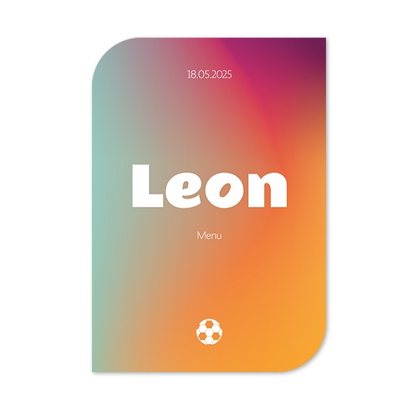 Colour Block Football - Text Only Colour Block Football - Text Only