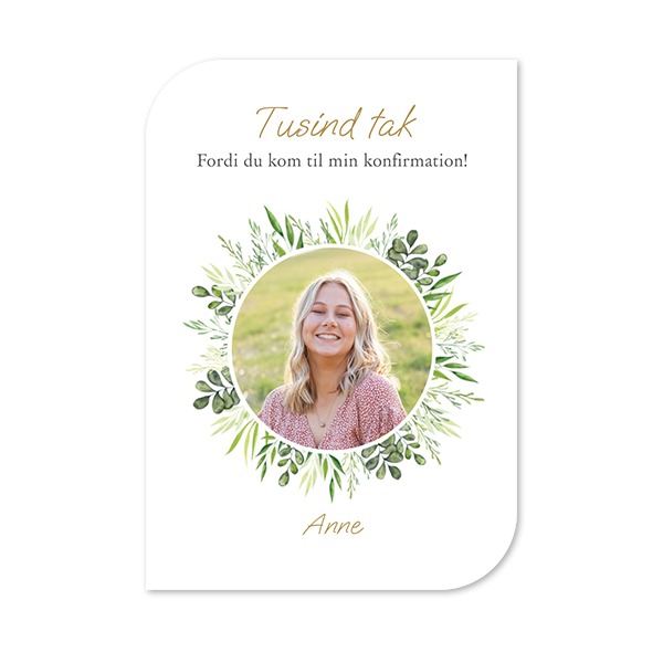 Enkle Fotokort halvrundet portræt 10 x 14,3 cm Enkle Fotokort halvrundet portræt 10 x 14,3 cm