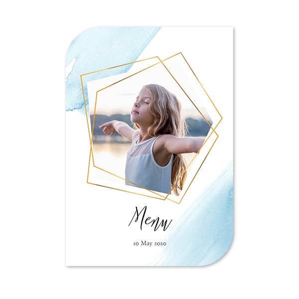 Single Card Half Rounded Vertical 10 x 14,3 cm