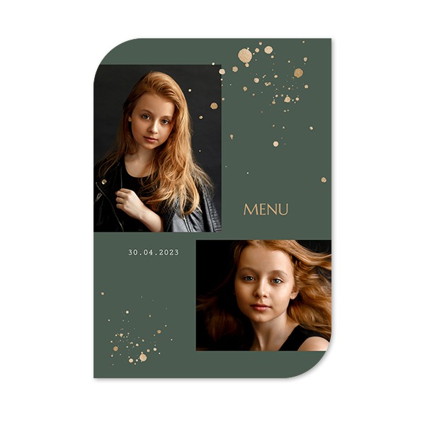 Single Card Half Rounded Vertical 10 x 14,3 cm