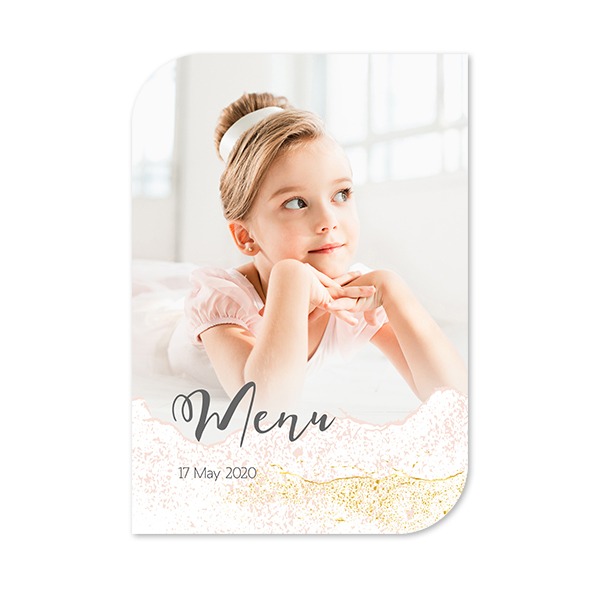 Single Card Half Rounded Vertical 10 x 14,3 cm
