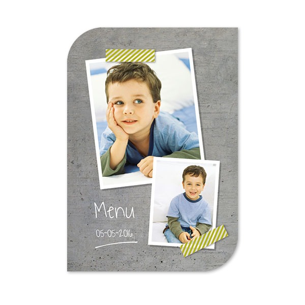 Enkle Fotokort halvrundet portræt 10 x 14,3 cm