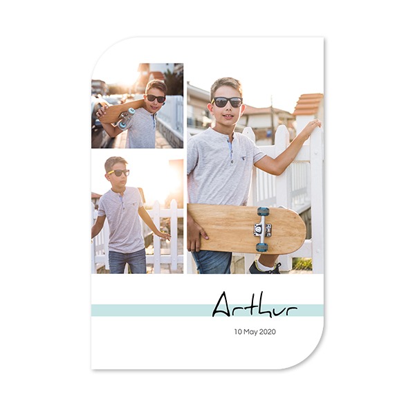 Single Card Half Rounded Vertical 10 x 14,3 cm Single Card Half Rounded Vertical 10 x 14,3 cm