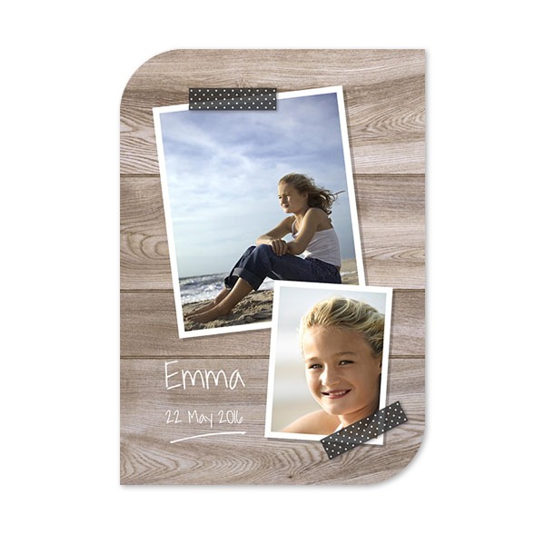 Single Card Half Rounded Vertical 10 x 14,3 cm