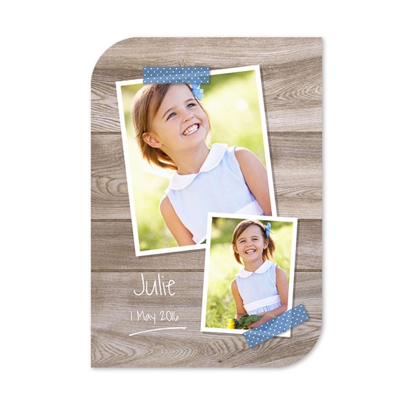 Single Card Half Rounded Vertical 10 x 14,3 cm