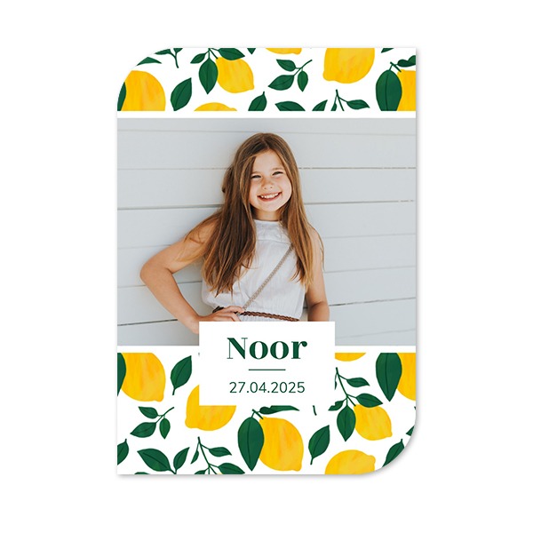 Single Card Half Rounded Vertical 10 x 14,3 cm