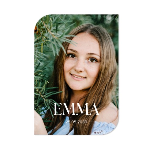 Single Card Half Rounded Vertical 10 x 14,3 cm