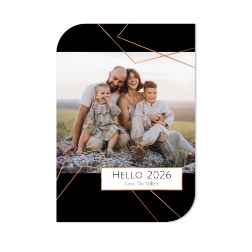 Single Card Half Rounded Vertical 10 x 14,3 cm