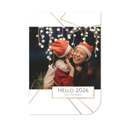 Faire-part 1 Bords ronds diagonale portrait 10 x 14,3 cm Faire-part 1 Bords ronds diagonale portrait 10 x 14,3 cm