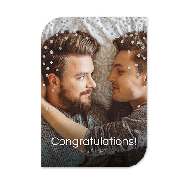 Single Card Half Rounded Vertical 10 x 14,3 cm Single Card Half Rounded Vertical 10 x 14,3 cm