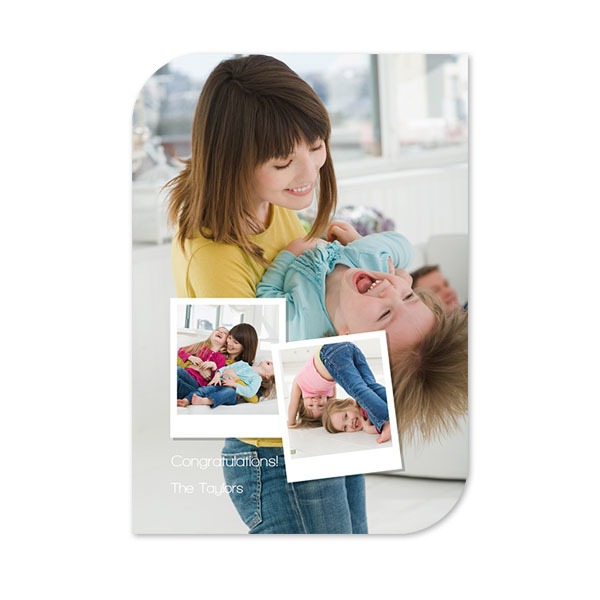 Single Card Half Rounded Vertical 10 x 14,3 cm