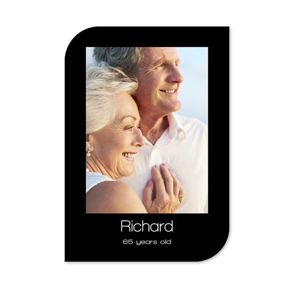 Grusskarte - Halbrunde Ecken Hochformat 10 x 14,3 cm Grusskarte - Halbrunde Ecken Hochformat 10 x 14,3 cm