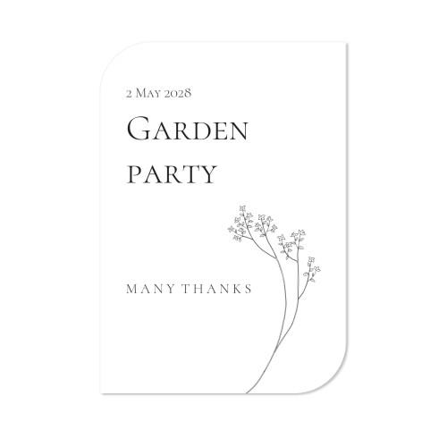 Faire-part 1 Bords ronds diagonale portrait 10 x 14,3 cm Faire-part 1 Bords ronds diagonale portrait 10 x 14,3 cm