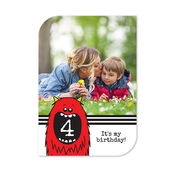 Single Card Half Rounded Vertical 10 x 14,3 cm