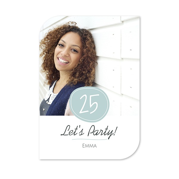Single Card Half Rounded Vertical 10 x 14,3 cm