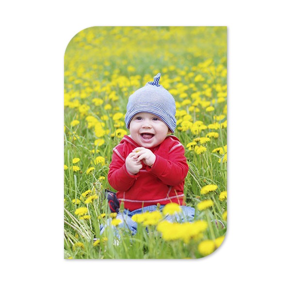 Single Card Half Rounded Vertical 10 x 14,3 cm