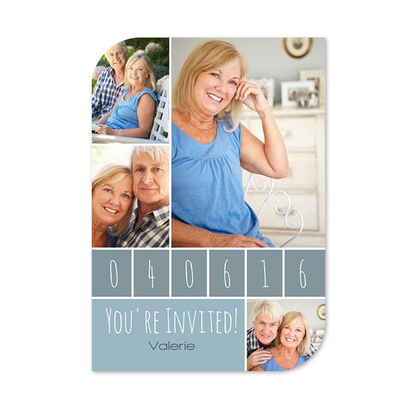Single Card Half Rounded Vertical 10 x 14,3 cm