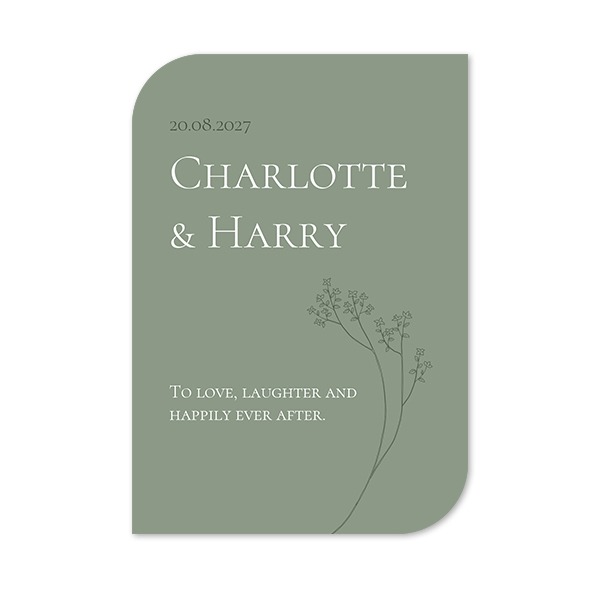 Single Card Half Rounded Vertical 10 x 14,3 cm Single Card Half Rounded Vertical 10 x 14,3 cm