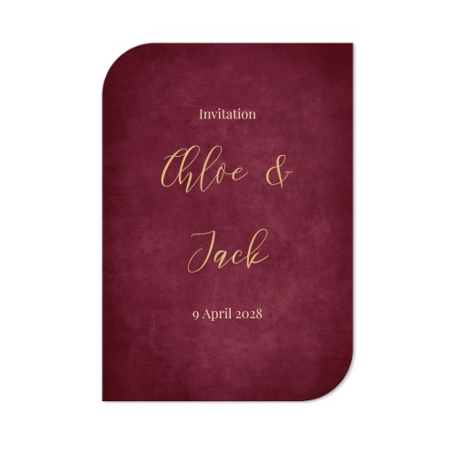 Single Card Half Rounded Vertical 10 x 14,3 cm Single Card Half Rounded Vertical 10 x 14,3 cm