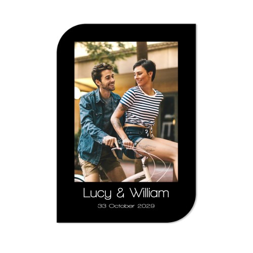 Single Card Half Rounded Vertical 10 x 14,3 cm