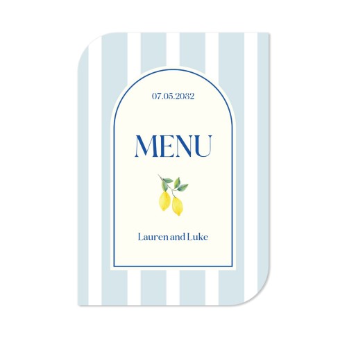 Single Card Half Rounded Vertical 10 x 14,3 cm