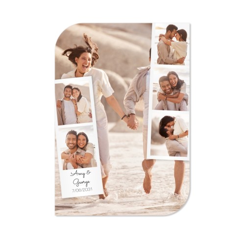 Faire-part 1 Bords ronds diagonale portrait 10 x 14,3 cm Faire-part 1 Bords ronds diagonale portrait 10 x 14,3 cm