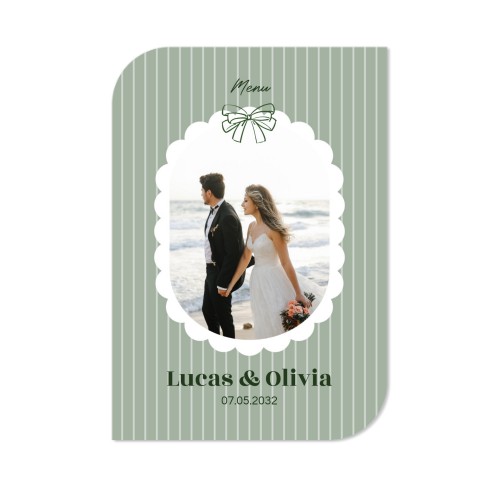 Single Card Half Rounded Vertical 10 x 14,3 cm